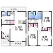 ヴィラージュ西浜の間取図