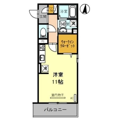 拡大写真:サンライズ湊Ⅱ 3階301の間取り