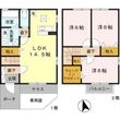 アトラス西高松B棟の間取図
