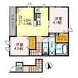 グランドソレーユ西浜の間取図
