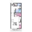 レオパレス北新の間取図