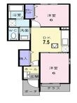 FOREST北ノ浦Cの間取図