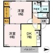 サンセール植田の間取図