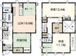 田ノ上戸建の間取図