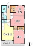 倉敷市玉島八島の間取図