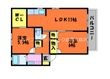 小田郡矢掛町東川面の間取図