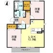 倉敷市船穂町船穂の間取図