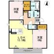 倉敷市船穂町船穂の間取図