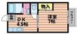 写真：グリーンヒルズ　F棟2階の間取図