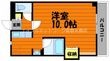 スカイコートマンションⅠの間取図