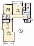 アルネストの間取図