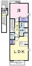 Train View 中庄の間取図