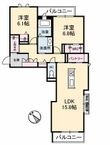 アルネストの間取図
