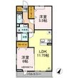 多摩市貝取の間取図