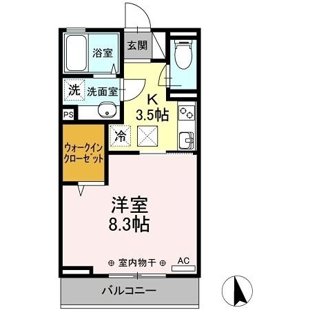 拡大写真:相模原市中央区相模原1丁目 1階103の間取り