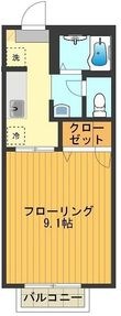 日野市東豊田3丁目の間取図