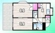 八王子市川口町の間取図