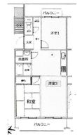 八王子市北野町の間取図