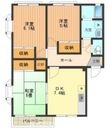 八王子市椚田町の間取図