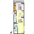 写真:八王子市南大沢1丁目 1階101の間取図