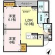 日野市豊田3丁目の間取図