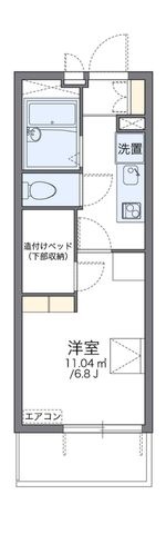 拡大写真:八王子市大和田町2丁目 3階K1の間取り