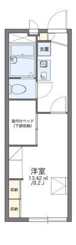 拡大写真:羽村市羽東1丁目 1階103の間取り
