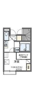 国立市谷保の間取図