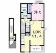昭島市田中町1丁目の間取図