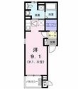 立川市一番町１丁目の間取図