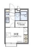 国立市谷保の間取図