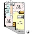 小平市上水本町2丁目の間取図