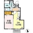 府中市西原町4丁目の間取図