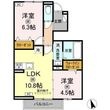 昭島市拝島町1丁目の間取図
