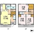 昭島市中神町2丁目の間取図