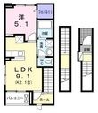 羽村市栄町1丁目の間取図