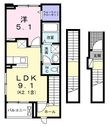 羽村市栄町1丁目の間取図