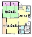 立川市柏町４丁目の間取図