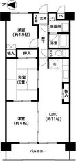 青梅市東青梅3丁目の間取図