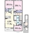 武蔵村山市中藤3丁目の間取図