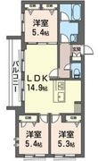 立川市高松町２丁目の間取図