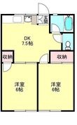 武蔵村山市神明2丁目の間取図