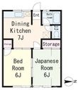 府中市日新町3丁目の間取図