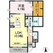 昭島市福島町の間取図