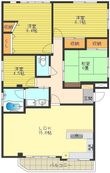 立川市高松町2丁目の間取図