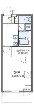 府中市白糸台6丁目の間取図