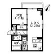 国立市谷保4丁目の間取図