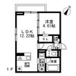国立市谷保4丁目の間取図