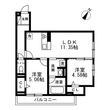 国立市谷保4丁目の間取図