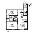 国立市谷保4丁目の間取図